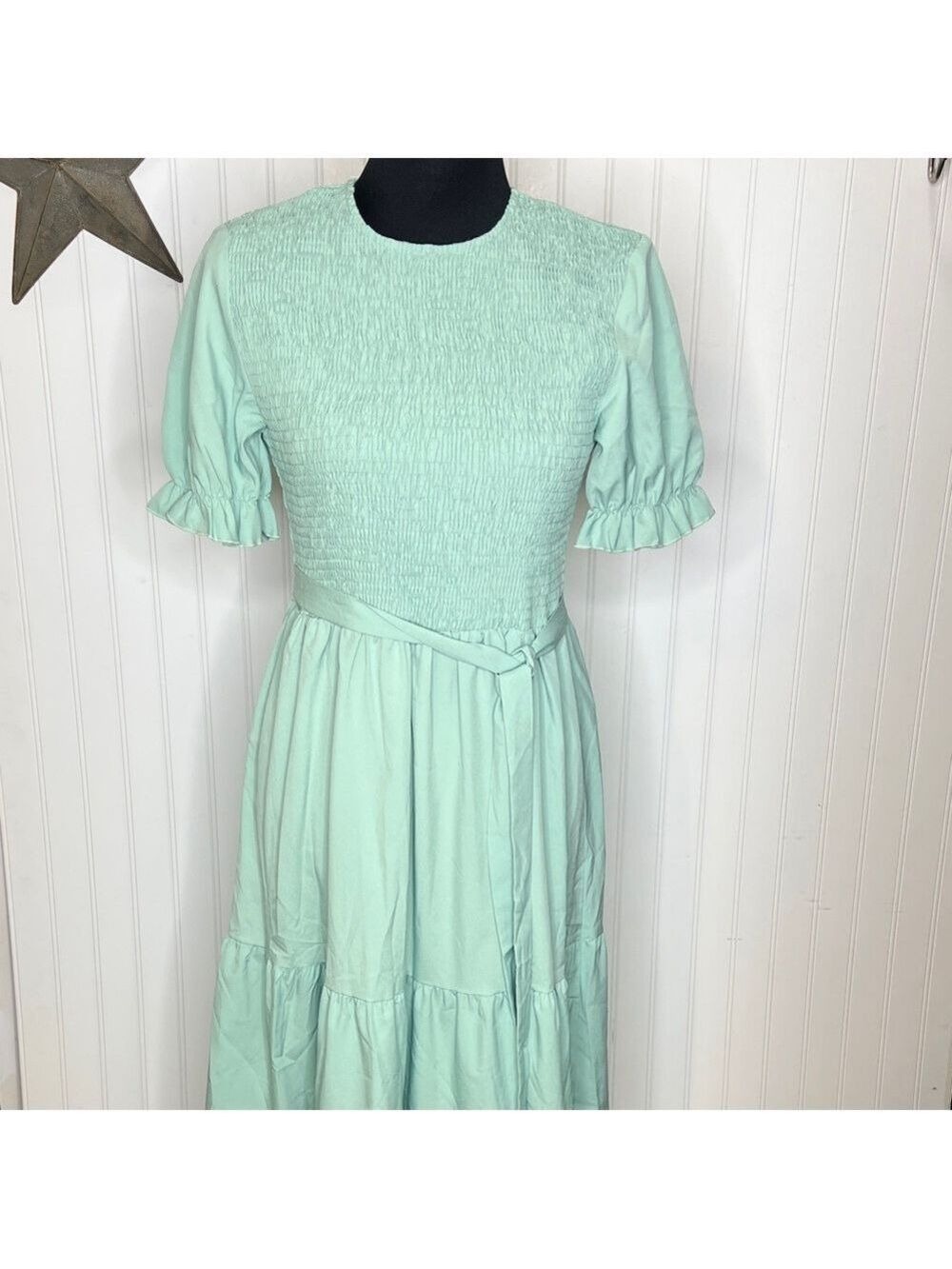 Chic Mint Midi Dress NWT Medium - Picture 4 of 14